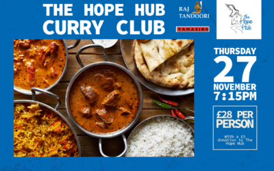 Come join our fun curry club fundraiser – Thursday 27th November